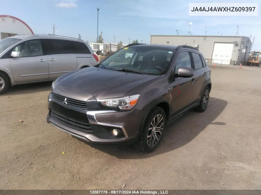 2017 Mitsubishi Rvr VIN: JA4AJ4AWXHZ609397 Lot: 12087778