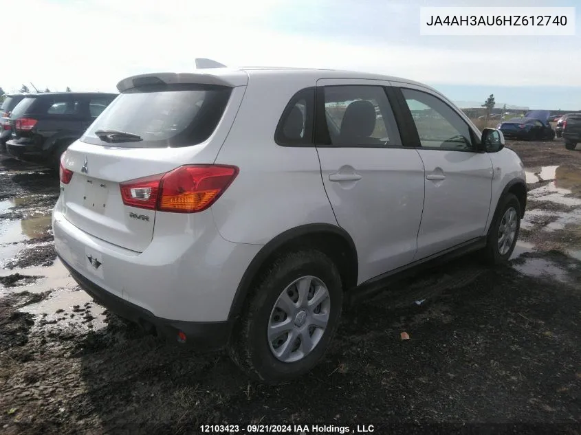 JA4AH3AU6HZ612740 2017 Mitsubishi Rvr