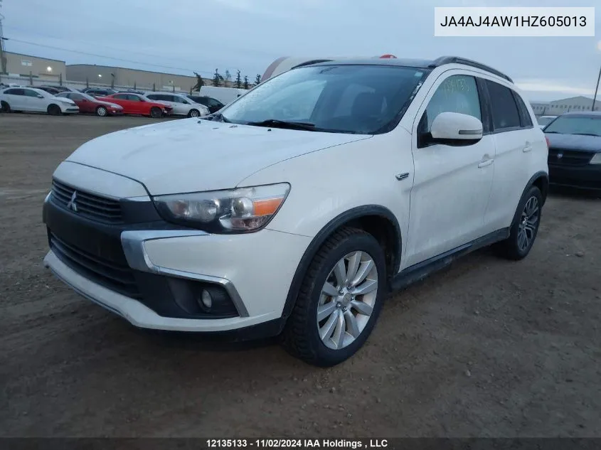 2017 Mitsubishi Rvr VIN: JA4AJ4AW1HZ605013 Lot: 12135133