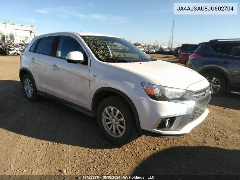 2018 Mitsubishi Rvr VIN: JA4AJ3AU8JU602704 Lot: 12122776