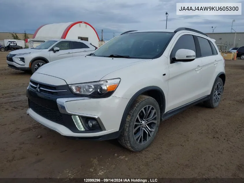 2019 Mitsubishi Rvr VIN: JA4AJ4AW9KU605300 Lot: 12099296