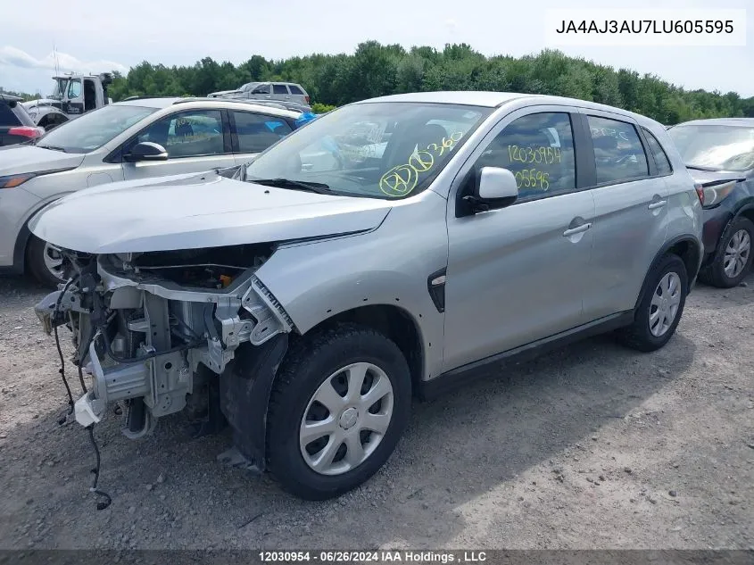 2020 Mitsubishi Rvr VIN: JA4AJ3AU7LU605595 Lot: 12030954