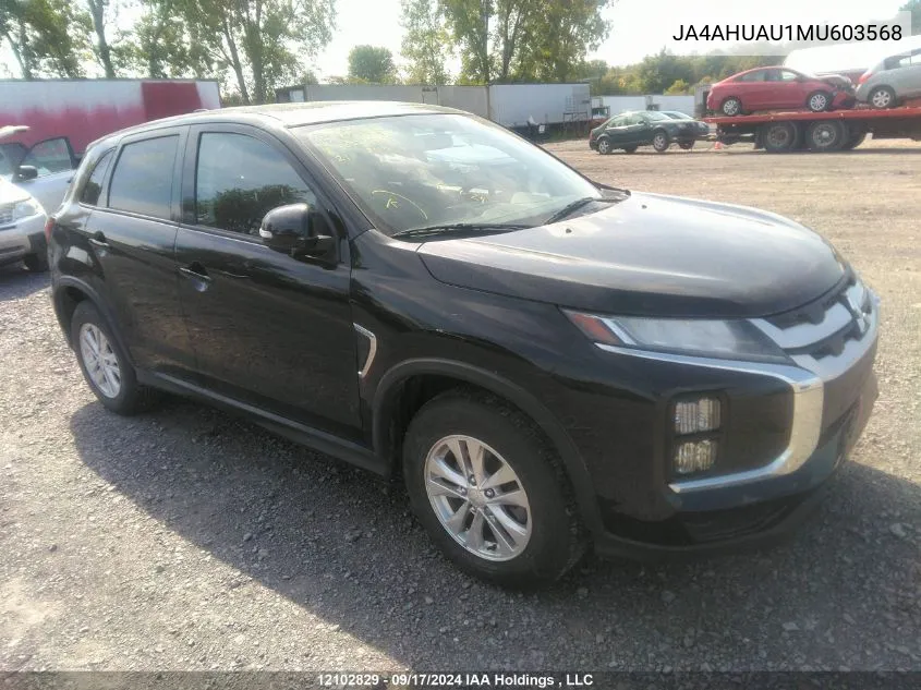 2021 Mitsubishi Rvr Es/Se VIN: JA4AHUAU1MU603568 Lot: 12102829