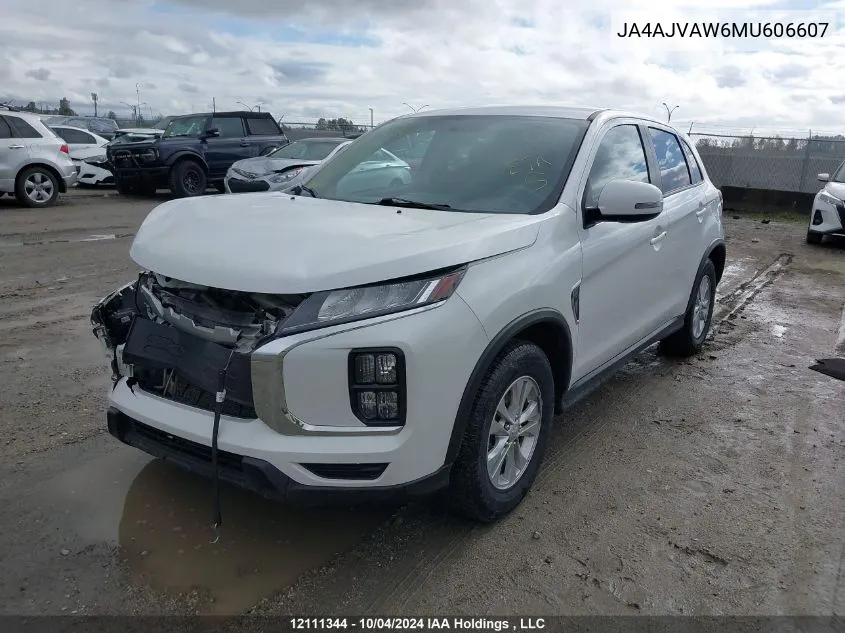 2021 Mitsubishi Rvr VIN: JA4AJVAW6MU606607 Lot: 12111344