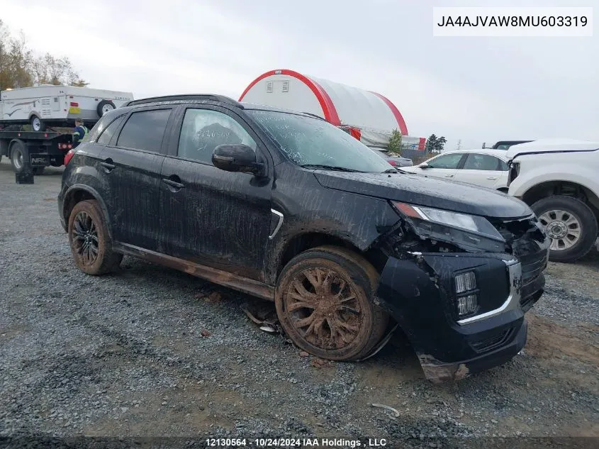 2021 Mitsubishi Rvr VIN: JA4AJVAW8MU603319 Lot: 12130564