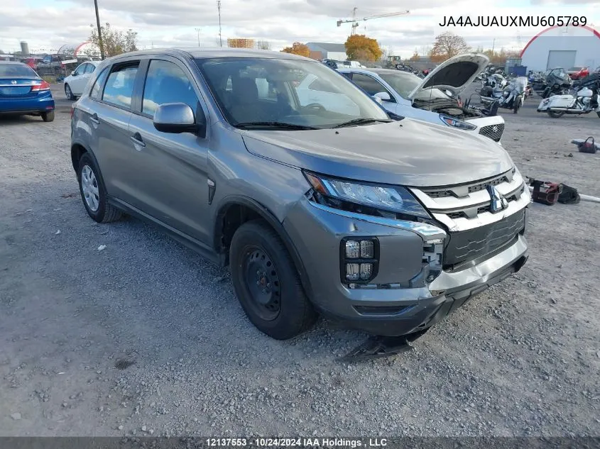 2021 Mitsubishi Rvr Es VIN: JA4AJUAUXMU605789 Lot: 12137553