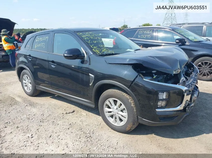 2023 Mitsubishi Rvr VIN: JA4AJVAW6PU603551 Lot: 12098279