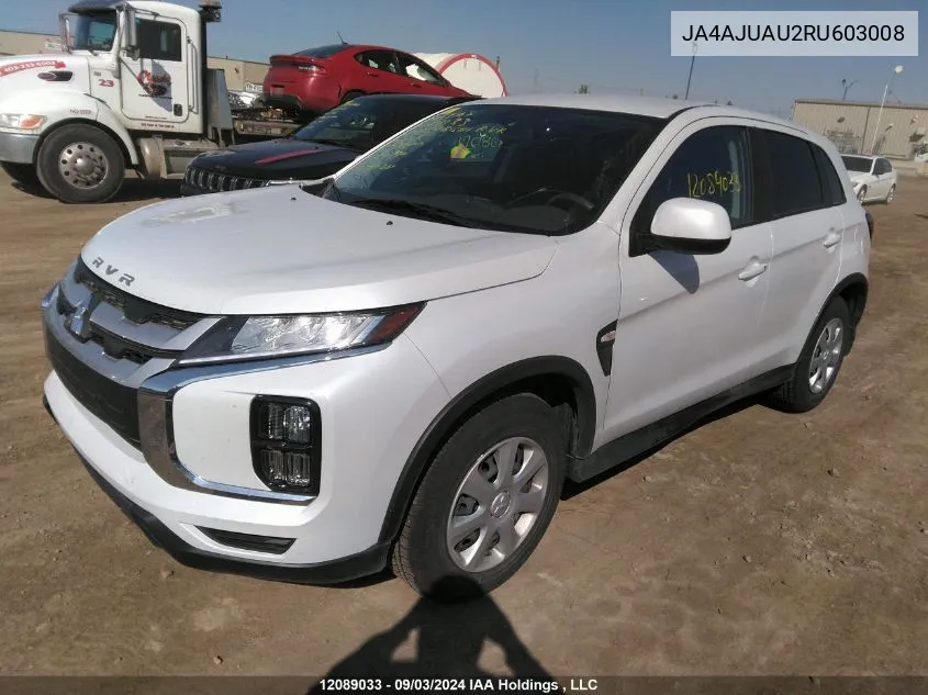 2024 Mitsubishi Rvr VIN: JA4AJUAU2RU603008 Lot: 12089033