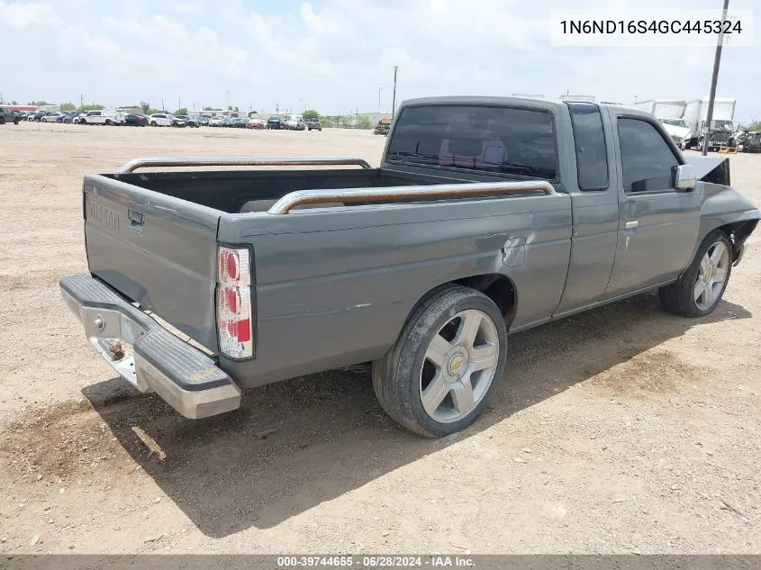 1986 Nissan D21 King Cab VIN: 1N6ND16S4GC445324 Lot: 39744655