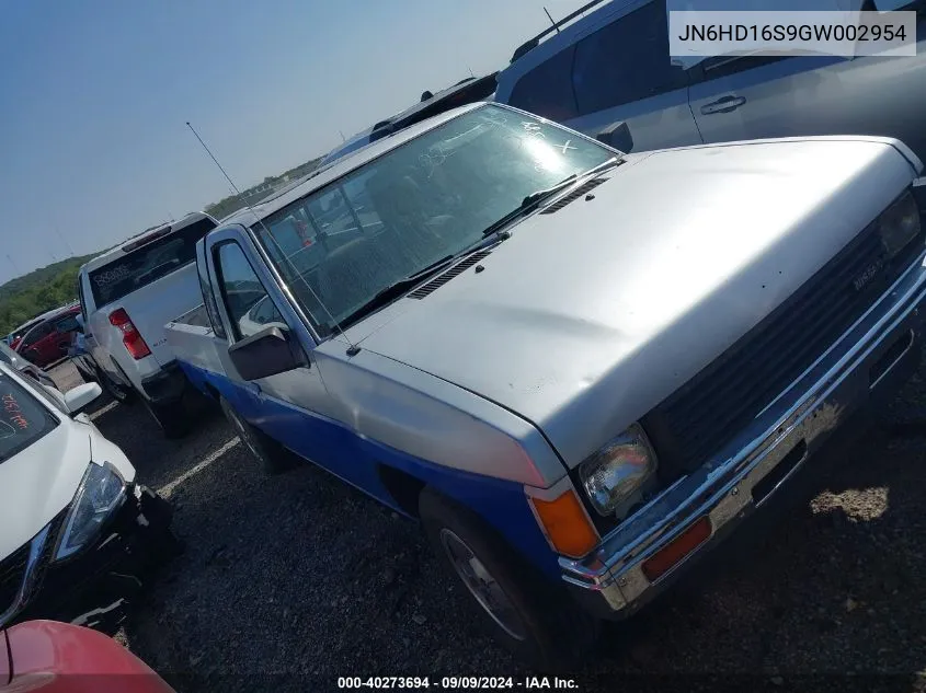 1986 Nissan D21 King Cab VIN: JN6HD16S9GW002954 Lot: 40273694