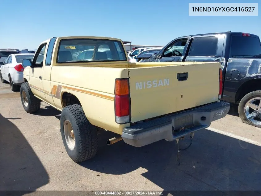 1986 Nissan D21 King Cab VIN: 1N6ND16YXGC416527 Lot: 40444882