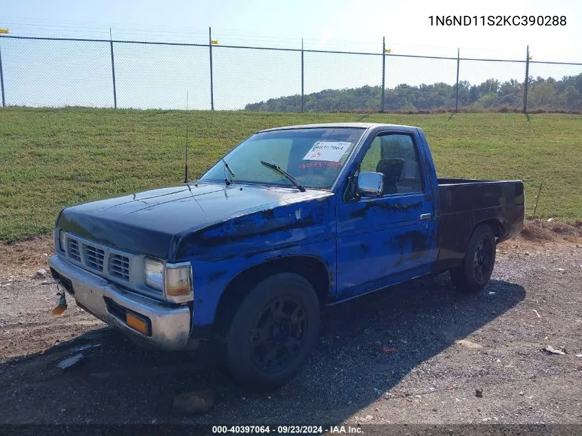 1N6ND11S2KC390288 1989 Nissan D21 Short Bed