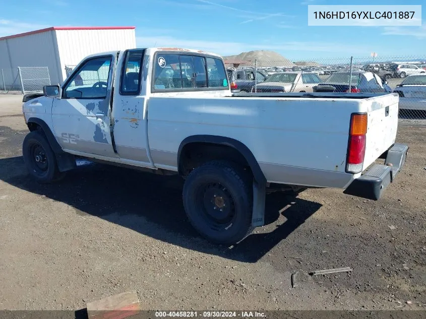 1990 Nissan D21 King Cab VIN: 1N6HD16YXLC401887 Lot: 40458281