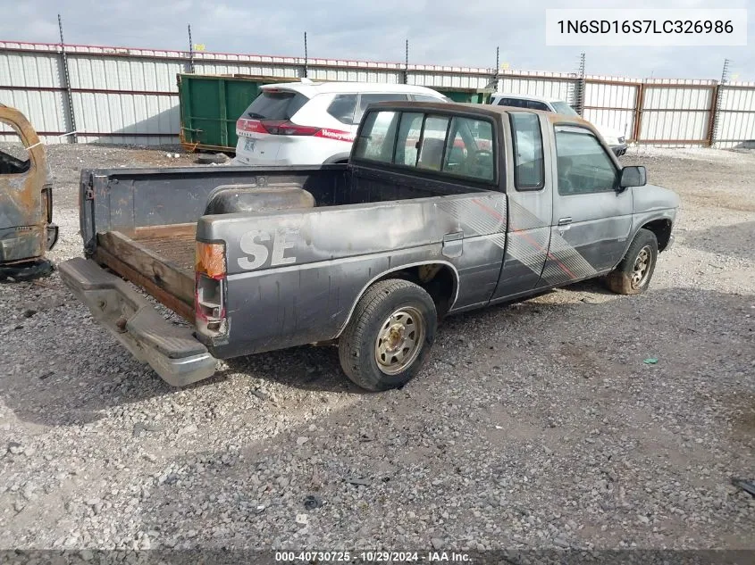 1N6SD16S7LC326986 1990 Nissan D21 King Cab