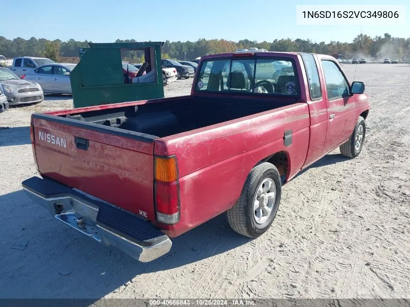 1997 Nissan 4X2 Truck Se/Xe VIN: 1N6SD16S2VC349806 Lot: 40686843