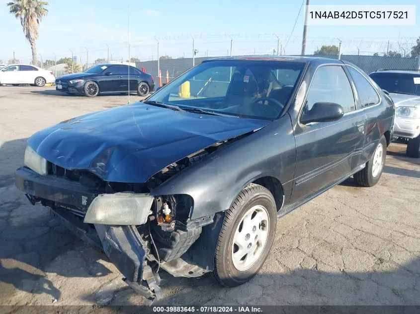 1996 Nissan 200Sx Se VIN: 1N4AB42D5TC517521 Lot: 39883645