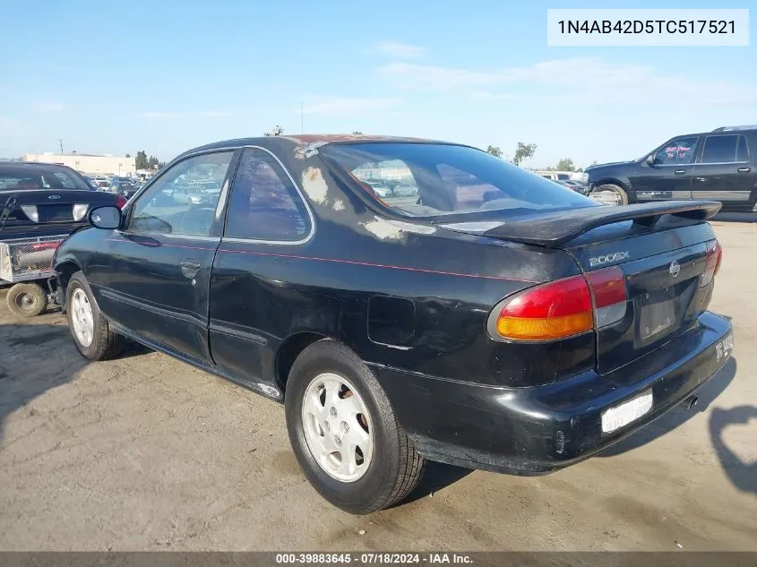 1996 Nissan 200Sx Se VIN: 1N4AB42D5TC517521 Lot: 39883645