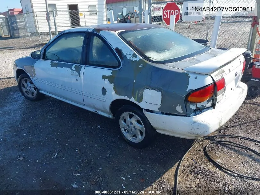 1997 Nissan 200Sx Se VIN: 1N4AB42D7VC500951 Lot: 40351231