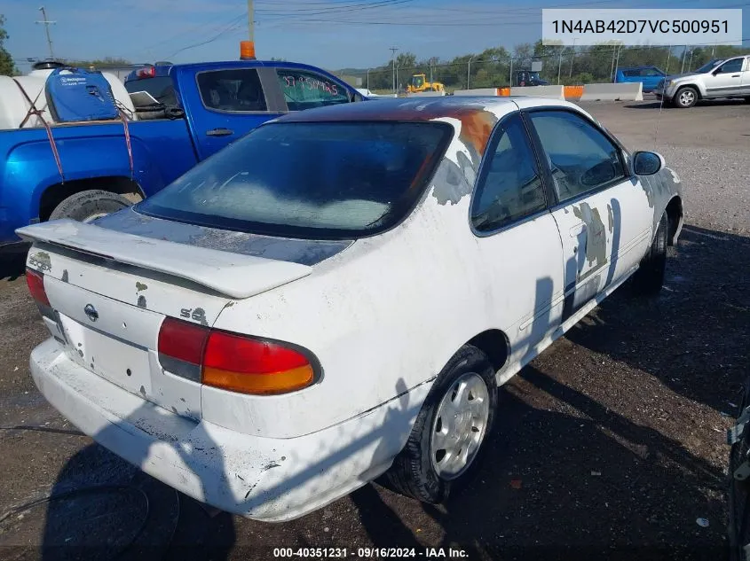 1997 Nissan 200Sx Se VIN: 1N4AB42D7VC500951 Lot: 40351231