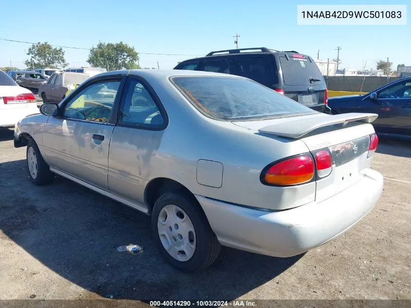 1998 Nissan 200Sx Se VIN: 1N4AB42D9WC501083 Lot: 40514290