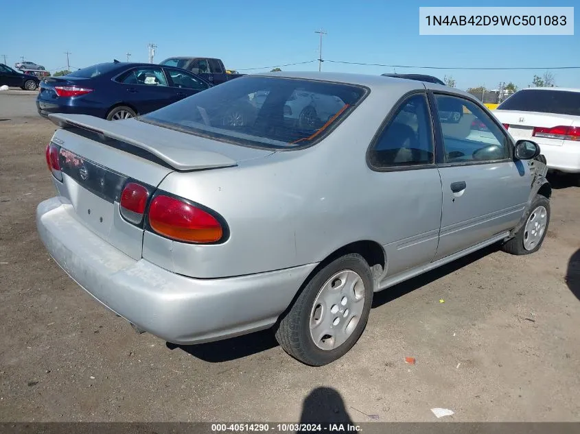 1998 Nissan 200Sx Se VIN: 1N4AB42D9WC501083 Lot: 40514290