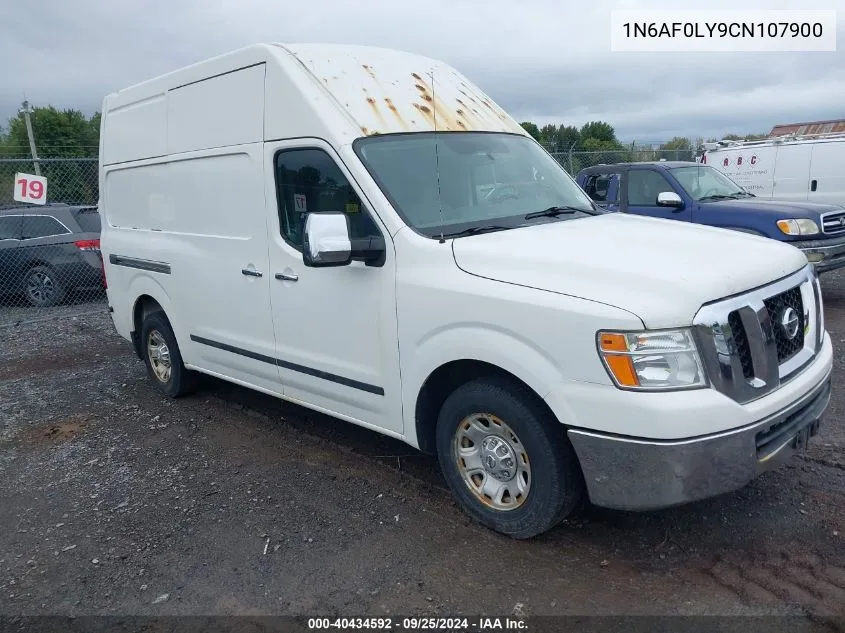 2012 Nissan Nv 2500 Nv2500 Hd Sv V8 VIN: 1N6AF0LY9CN107900 Lot: 40434592