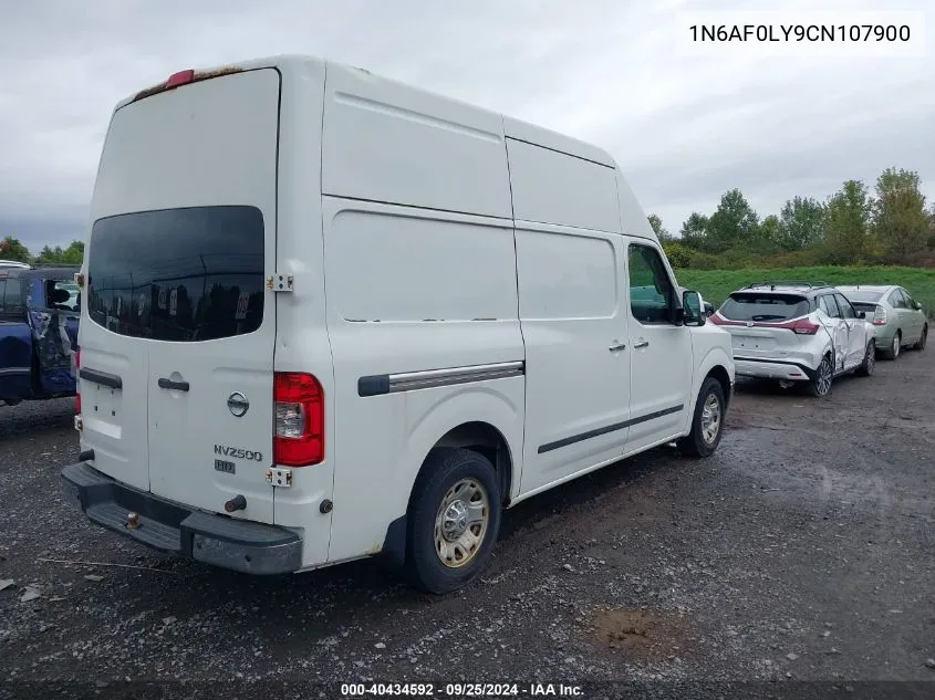 2012 Nissan Nv 2500 Nv2500 Hd Sv V8 VIN: 1N6AF0LY9CN107900 Lot: 40434592