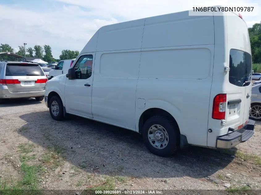 2013 Nissan Nv Cargo Nv2500 Hd Sv V6 VIN: 1N6BF0LY8DN109787 Lot: 39925691