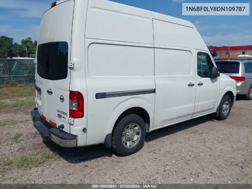 2013 Nissan Nv Cargo Nv2500 Hd Sv V6 VIN: 1N6BF0LY8DN109787 Lot: 39925691