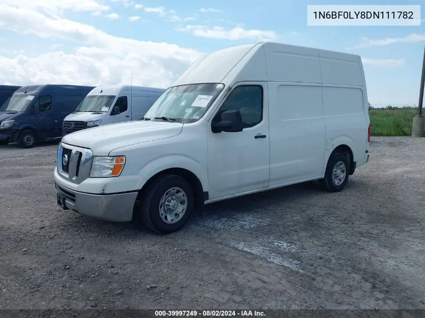 2013 Nissan Nv Cargo Nv2500 Hd Sv V6 VIN: 1N6BF0LY8DN111782 Lot: 39997249