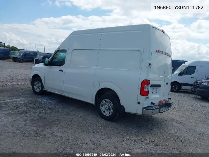 2013 Nissan Nv Cargo Nv2500 Hd Sv V6 VIN: 1N6BF0LY8DN111782 Lot: 39997249