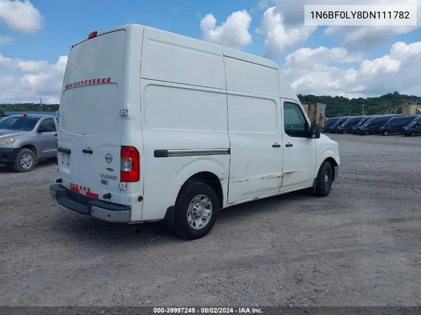 2013 Nissan Nv Cargo Nv2500 Hd Sv V6 VIN: 1N6BF0LY8DN111782 Lot: 39997249