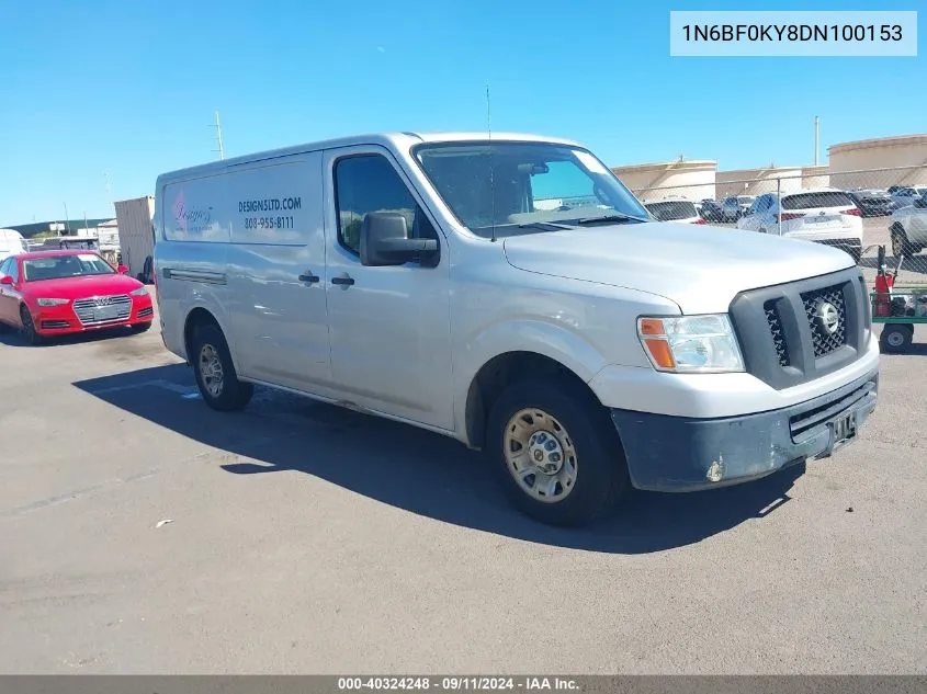 1N6BF0KY8DN100153 2013 Nissan Nv Cargo Nv2500 Hd S V6