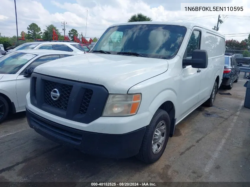 1N6BF0KL5EN110595 2014 Nissan Nv Cargo Nv1500 Sv V6