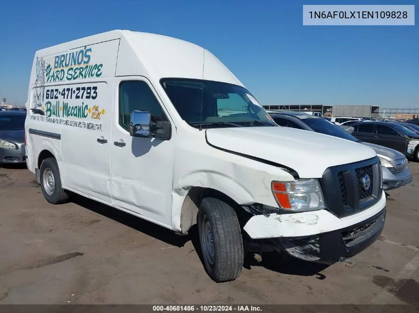 2014 Nissan Nv Cargo Nv2500 Hd S V8 VIN: 1N6AF0LX1EN109828 Lot: 40681486