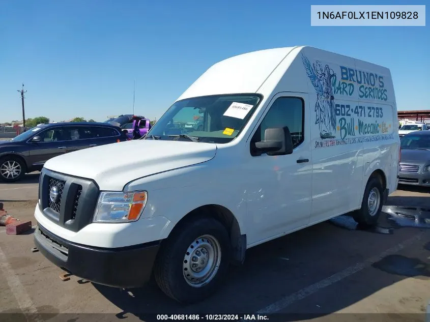 2014 Nissan Nv Cargo Nv2500 Hd S V8 VIN: 1N6AF0LX1EN109828 Lot: 40681486