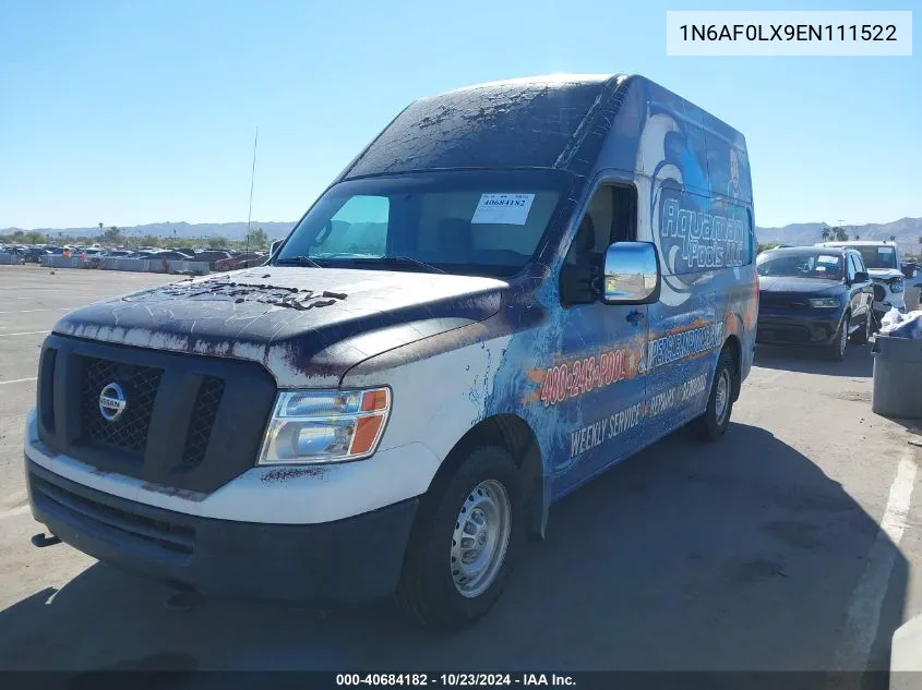 2014 Nissan Nv Cargo Nv2500 Hd S V8 VIN: 1N6AF0LX9EN111522 Lot: 40684182