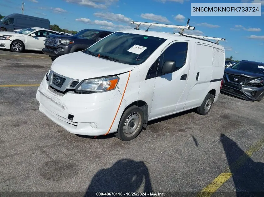 2015 Nissan Nv200 2.5S/2.5Sv VIN: 3N6CMOKNOFK733724 Lot: 40670115