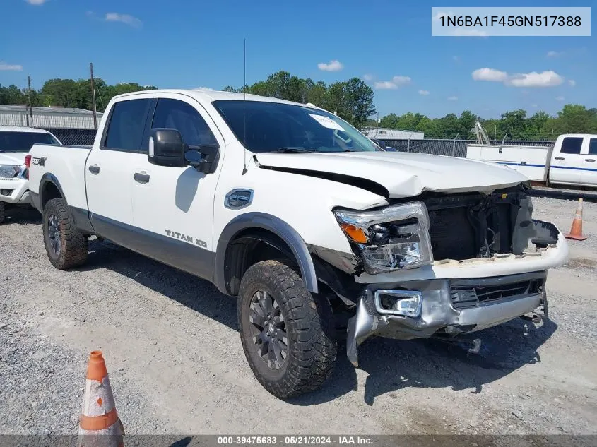 2016 Nissan Titan Xd Pro-4X Diesel VIN: 1N6BA1F45GN517388 Lot: 39475683