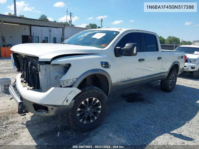 2016 Nissan Titan Xd Pro-4X Diesel VIN: 1N6BA1F45GN517388 Lot: 39475683