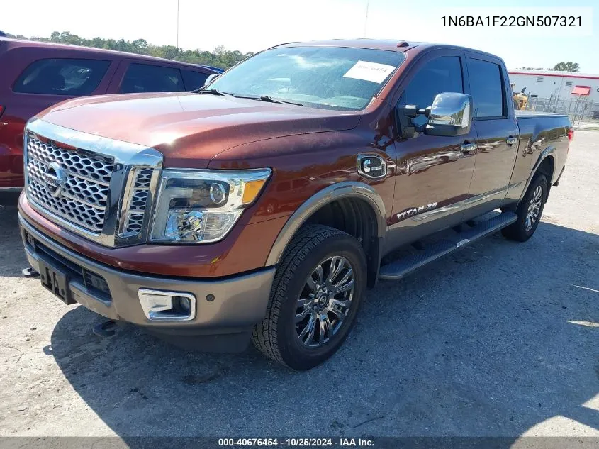 2016 Nissan Titan Xd Platinum Reserve Diesel VIN: 1N6BA1F22GN507321 Lot: 40676454