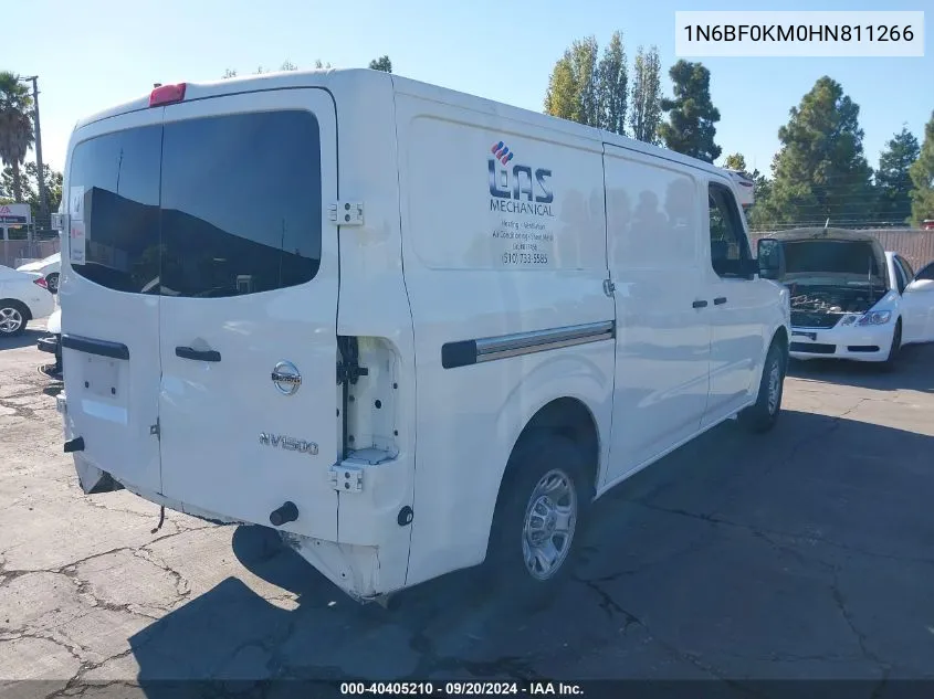 1N6BF0KM0HN811266 2017 Nissan Nv Cargo Nv1500 Sv V6