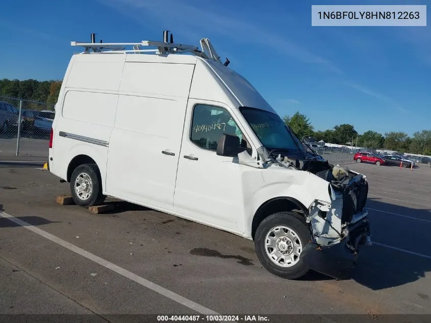 2017 Nissan Nv Cargo Nv2500 Hd Sv V6 VIN: 1N6BF0LY8HN812263 Lot: 40440487