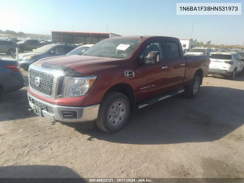 1N6BA1F38HN531973 2017 Nissan Titan Xd Sv Diesel