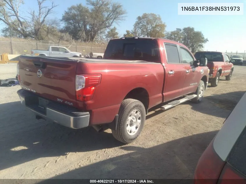 1N6BA1F38HN531973 2017 Nissan Titan Xd Sv Diesel