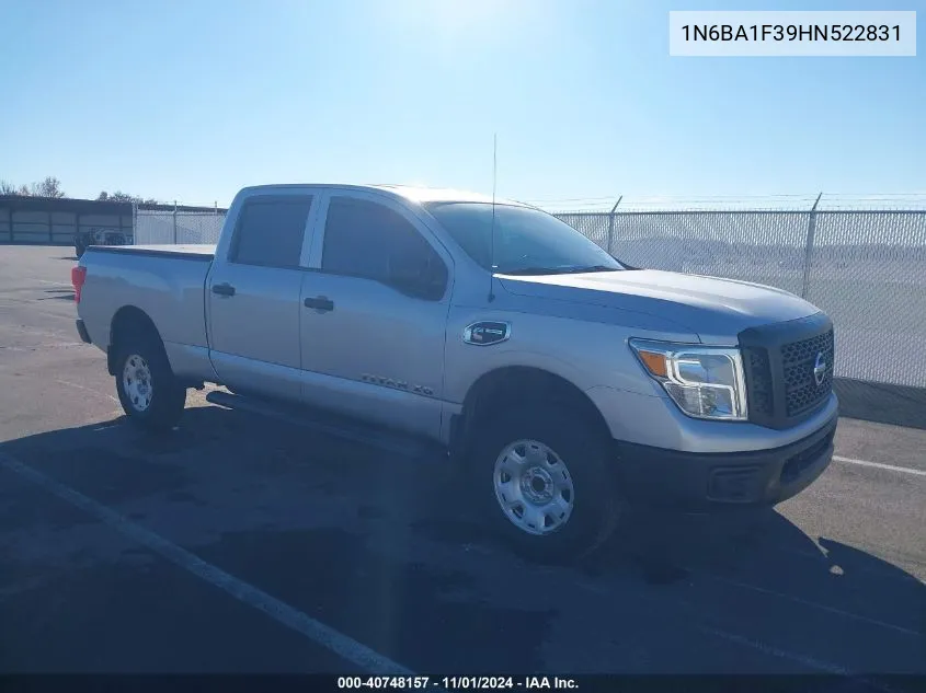 2017 Nissan Titan Xd S Diesel VIN: 1N6BA1F39HN522831 Lot: 40748157