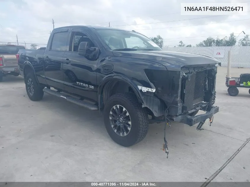 2017 Nissan Titan Xd Pro-4X Gas VIN: 1N6AA1F48HN526471 Lot: 40771395