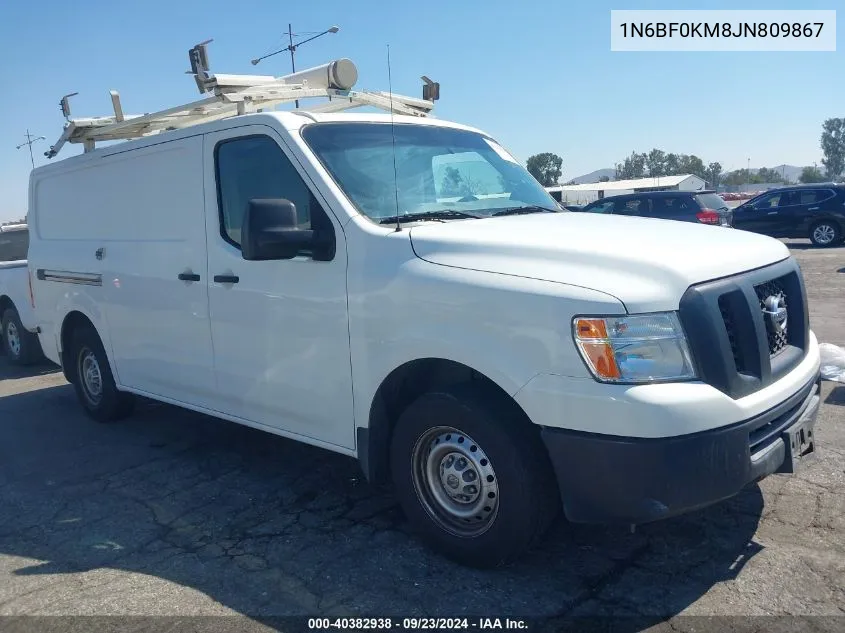 1N6BF0KM8JN809867 2018 Nissan Nv Cargo Nv1500 S V6