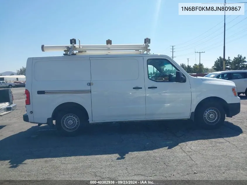 1N6BF0KM8JN809867 2018 Nissan Nv Cargo Nv1500 S V6