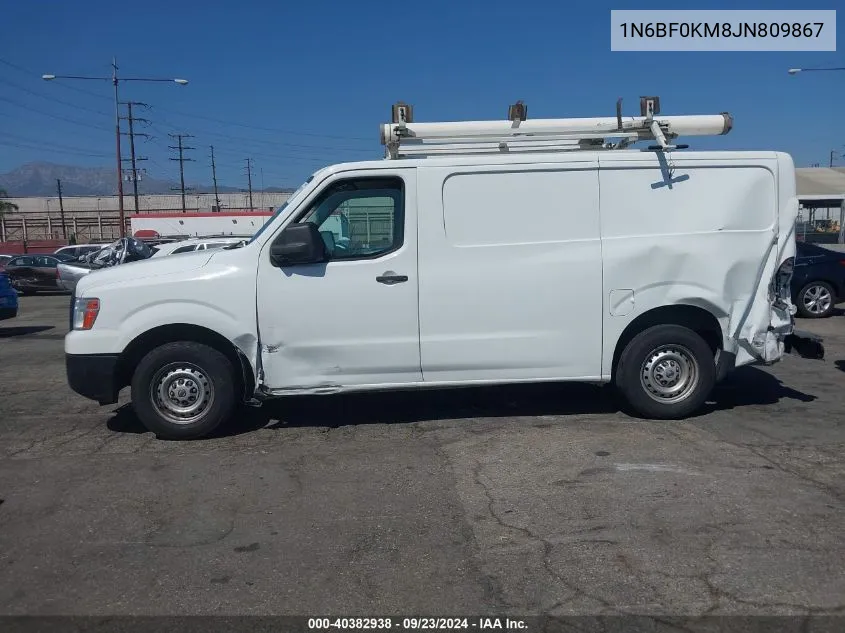 2018 Nissan Nv Cargo Nv1500 S V6 VIN: 1N6BF0KM8JN809867 Lot: 40382938